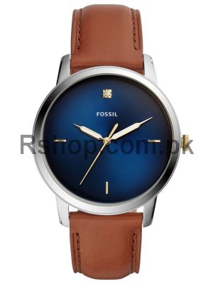 Fossil Minimalist Carbon Series Three-Hand Luggage Leather Watch FS5499   (Same as Original) Price in Pakistan