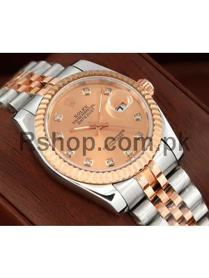 Rolex Datejust Everose Gold Dial Watch Price in Pakistan