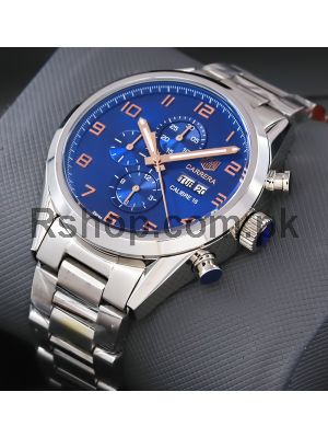 Tag Heuer Carrera Calibre 16 Chronograph Blue Dial Watch Price in Pakistan