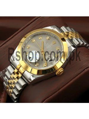 Rolex Datejust II Rolesor Gray Diamond Dial Watch Price in Pakistan