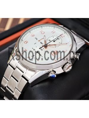 Tag Heuer Carrera Calibre 1887Chronograph 43mm White Dial Watch Price in Pakistan
