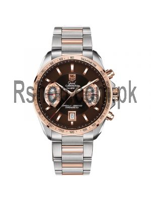 Tag Heuer Grand Carrera Calibre 17 Brown Dial-Stainless Steel Watch Price in Pakistan