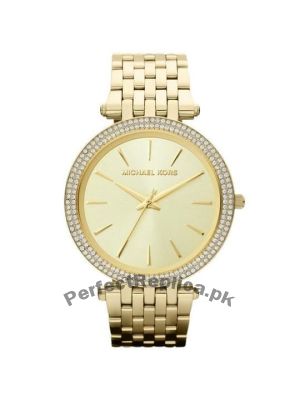 Michael Kors Darci Glitz Gold Dial Pave Bezel Ladies Watch Price in Pakistan