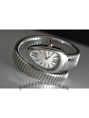 Bvlgari Serpenti Silver Opaline Dial Ladies Watch Price in Pakistan