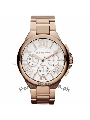 MICHAEL KORS  Oversized Bradshaw Rose Gold-Tone Watch Price in Pakistan