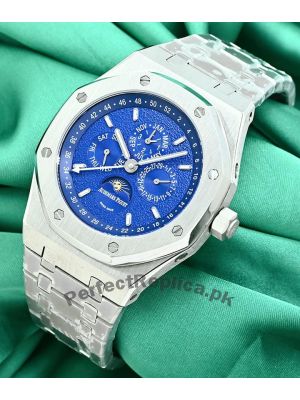 Audemars Piguet Royal Perpetual Calender Blue Dial Watch Price in Pakistan
