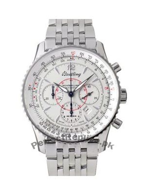Breitling Montbrillant Chronograph White Dial Watch Price in Pakistan