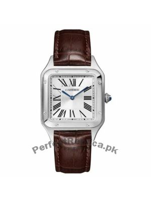 Cartier Santos Dumont Brown Strap Watch Price in Pakistan