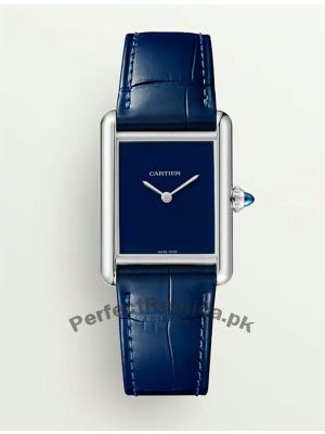 Cartier Tank Must Blue Ladies Watch Price in Pakistan