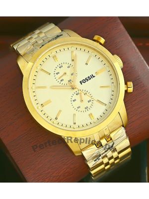 Fossil Townsman Goldtone Chronograph Men's Wrist Watch Price in Pakistan