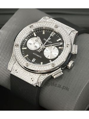 Hublot Classic Fusion Diamond Dial Diamond Bezel Watch Price in Pakistan