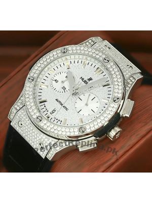 Hublot Classic Fusion Forested Dial Diamond Watch Price in Pakistan