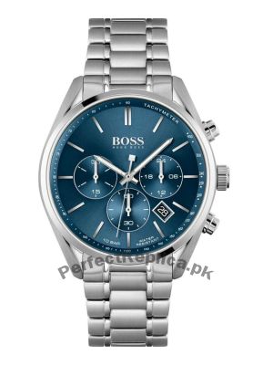 Hugo Boss Mens Chronograph Champion Blue Dial 44mm Watch Price in Pakistan