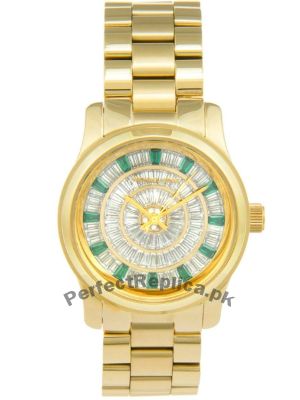 Michael Kors Women's Runway Gold-Tone Watch Price in Pakistan