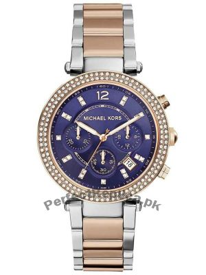 Michael Kors Women's MK6141 Parker Round Two-tone Bracelet Watch Price in Pakistan