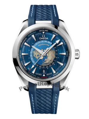 Omega Seamaster Aqua Terra Worldtimer Blue Watch Price in Pakistan