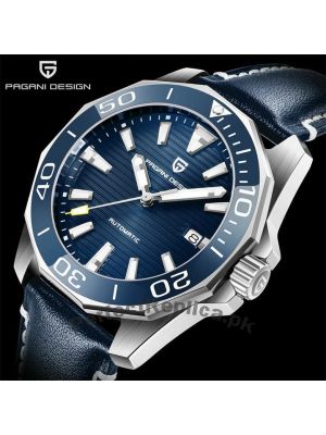 Pagani Design PD-1668 Blue Leather Watch Price in Pakistan
