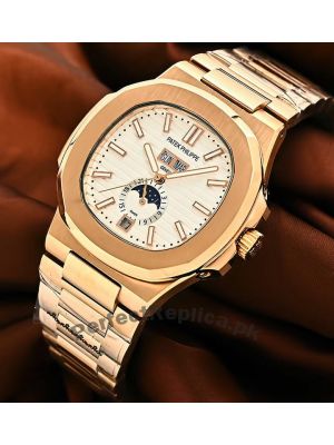 Patek Philippe Nautilus Chrono Rose Gold Watch Price in Pakistan
