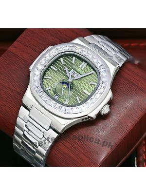 Patek Philippe Nautilus Diamond Bezel Watch Price in Pakistan