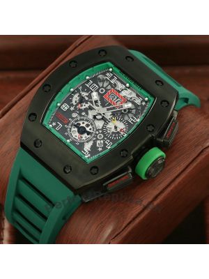 Richard Mille Felipe Massa RM011Green Watch Price in Pakistan