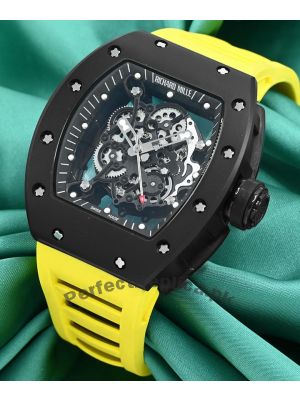 Richard Mille RM 055 Yellow Straps Watch Price in Pakistan