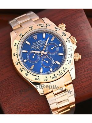Rolex Cosmograph Daytona Rose Gold Blue Dial Watch Price in Pakistan