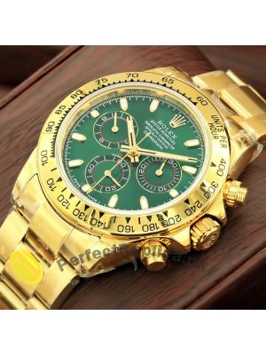 Rolex Cosmograph Daytona Yellow Gold Green Dial Watch Price in Pakistan