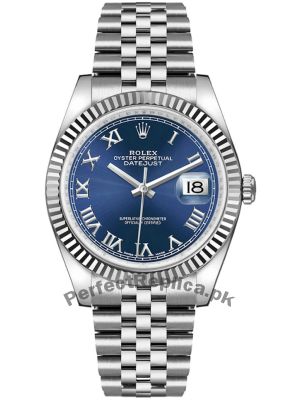 Rolex Datejust 36 Blue Roman Numeral Dial Watch Price in Pakistan