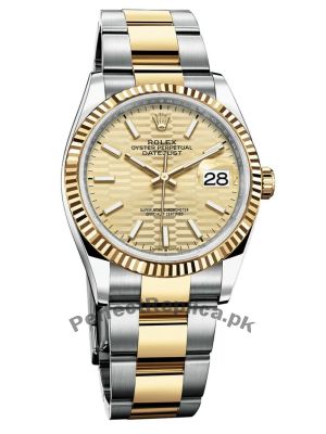Rolex Datejust 41 Gold Fluted Motif Dial 2021 Watch  (2021) Price in Pakistan