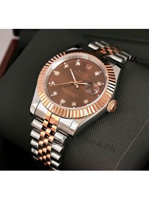 Rolex Datejust Brown Dial Two Tone Watch Price in Pakistan