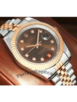 Rolex Datejust Chocolate Diamond Dial Watch  (2021) Price in Pakistan
