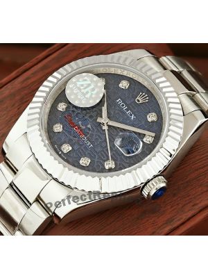 Rolex Datejust Diamond Blue Computer Dial Swiss Watch Price in Pakistan