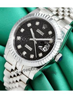 Rolex Datejust DIamond Index Black Computer Dial Watch Price in Pakistan