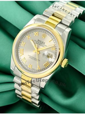 Rolex Datejust Gray Roman Dial Watch Price in Pakistan