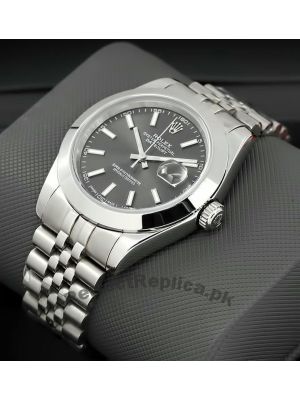 Rolex Datejust Rolesor Dark Rhodium Dial Watch Price in Pakistan