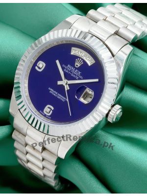 Rolex Day-Date Onyx Blue Dial Watch Price in Pakistan