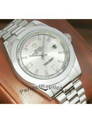 Rolex Day-Date Silver Watch 2021 Price in Pakistan