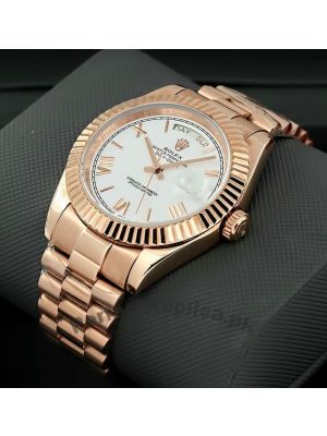 Rolex Datejust  White Dial Watch Price in Pakistan