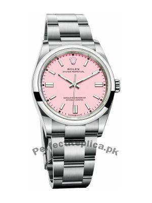 Rolex Oyster Perpetual Pink Dial Watch Price in Pakistan