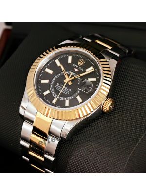 Rolex Sky-Dweller Two Tone Black Dial Watch Price in Pakistan