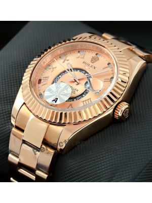 Rolex Sky Dweller Everose Gold Mens Watch Price in Pakistan