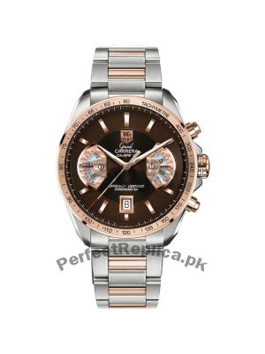 Tag Heuer Grand Carrera Calibre 17 Brown Dial-Stainless Steel Watch Price in Pakistan
