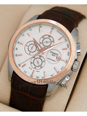 Tissot 1853 Couturier Chronograph Brown Leather Starp Watch Price in Pakistan