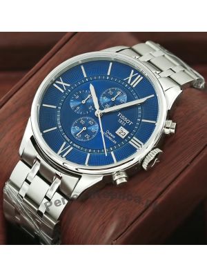 Tissot Chemin des Tourelles Blue Dial Chronograph Watch  Price in Pakistan