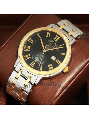 Tissot T-Classic Two Tone Black Dial Watch Price in Pakistan