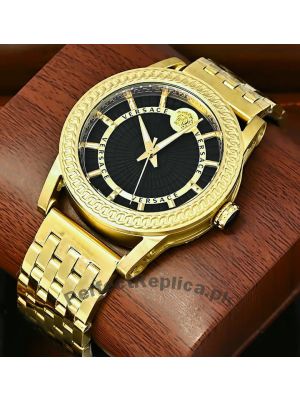 Versace Men's Gold Tone Watch Price in Pakistan