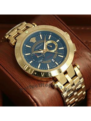 Versace Men's Blue Dial Watch