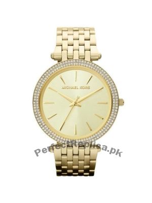 Michael Kors Darci Glitz Gold Dial Pave Bezel Ladies Watch Price in Pakistan