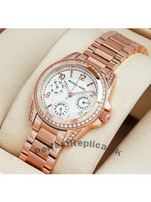 Michael Kors Unisex Rose Gold Watch Price in Pakistan