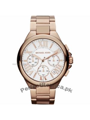 MICHAEL KORS  Oversized Bradshaw Rose Gold-Tone Watch Price in Pakistan